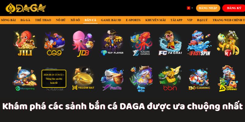 Bắn Cá DAGA - Trải Nghiệm Game Thú Vị Tại Nhà Cái Hàng Đầu 3 Khám phá sảnh bắn cá Daga được ưa chuộng nhất