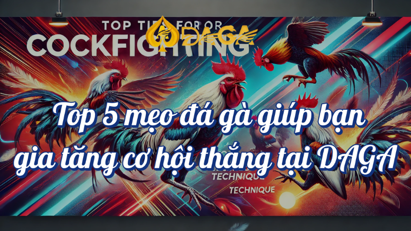 Top 5 mẹo đá gà giúp bạn gia tăng cơ hội thắng tại DAGA