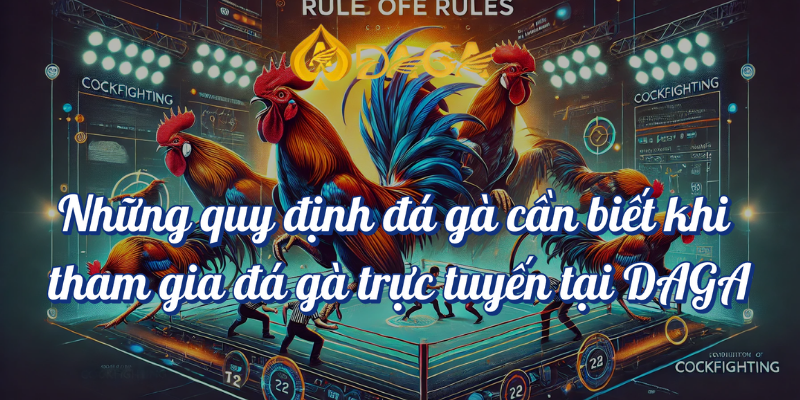 Quy Định Đá Gà Và Hướng Dẫn Chi Tiết Tại DAGA 5 Những quy định đá gà cần biết khi tham gia đá gà trực tuyến tại DAGA