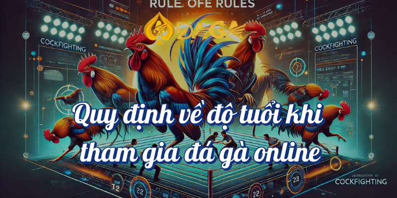 Quy Định Đá Gà Và Hướng Dẫn Chi Tiết Tại DAGA 2 Quy định về độ tuổi khi tham gia Đá Gà Online DAGA