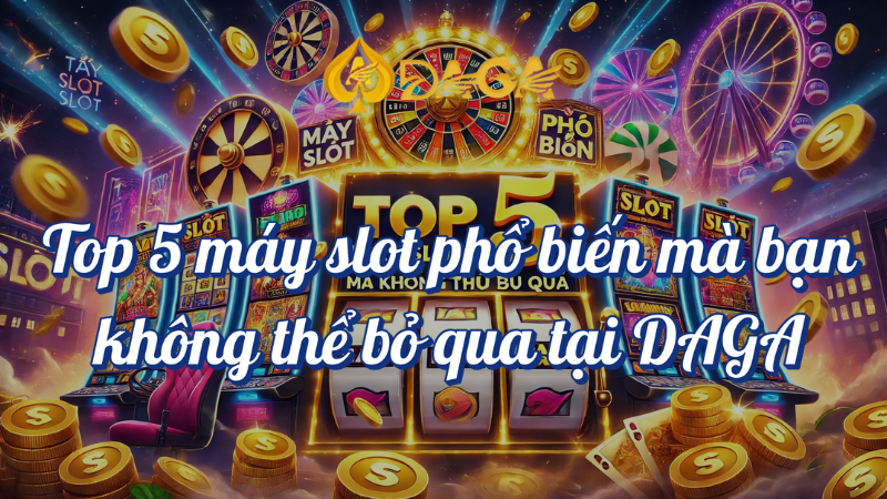 Top 5 máy slot phổ biến mà bạn không thể bỏ qua tại DAGA