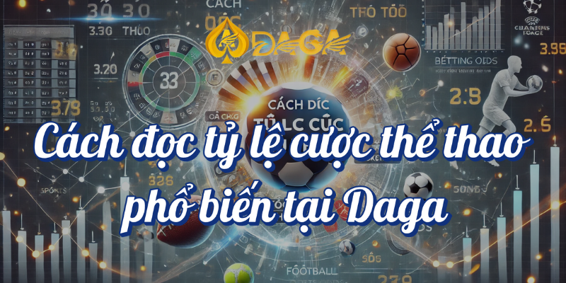Cách đọc tỷ lệ cược thể thao để tăng cơ hội thắng tại Daga 3 Cách đọc tỷ lệ cược thể thao phổ biến tại Daga