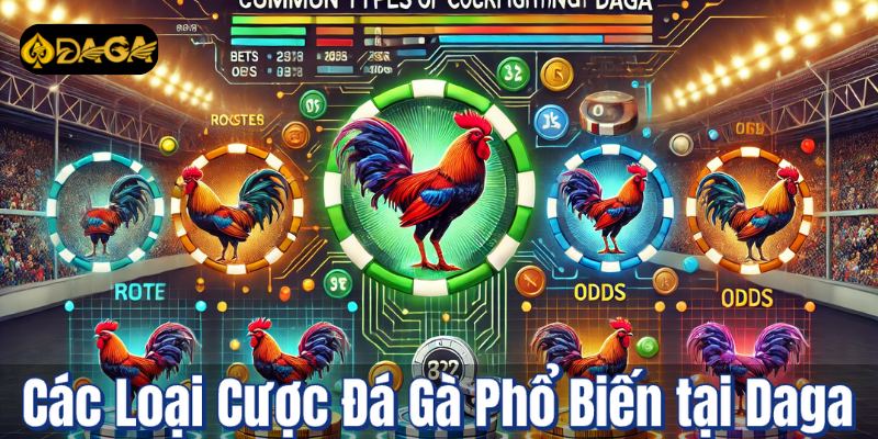 Chiến Lược Đá Gà – Bí Quyết Tối Ưu Tỷ Lệ Thắng tại Daga 3 Các Loại Cược Đá Gà Phổ Biến tại Daga