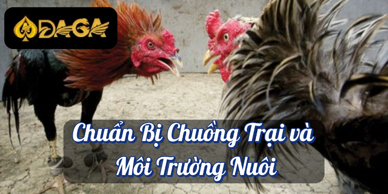 Cách Nuôi Gà Đá Tại Daga – Cách Nuôi Gà Đá Khoẻ Mạnh, Lỳ Đòn 3 Chuẩn Bị Chuồng Trại và Môi Trường Nuôi